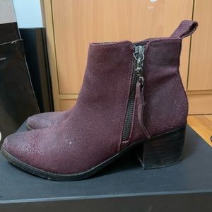 Aldo suede cowgirl bootie